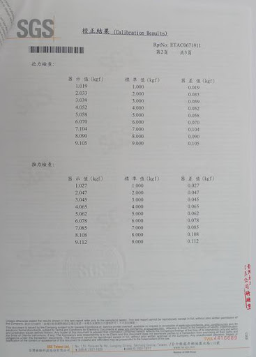 推拉力計檢測報告2